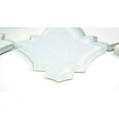 Fleur Affodill 11.18 in. x 11.89 in. Floral Polished Glass Mosaic Tile ( 0.923 sq. ft./Each) by EMSER TILE -EMSER TILE store affodill emser tile glass tile 1693582 c3 1000