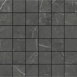 Sterlina Asphalt 11.69 in. x 11.69 in. Squares Matte Porcelain Mosaic Tile (0.949 sq. ft./Each) by EMSER TILE