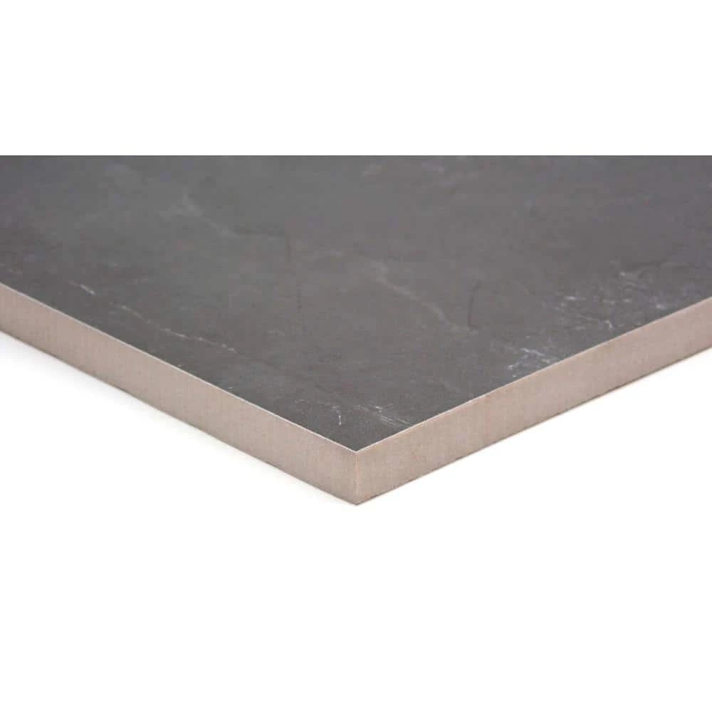 Sterlina Asphalt 23.62 in. x 23.62 in. Polished Marble Look Porcelain Floor and Wall Tile (15.5 sq. ft./Case) by EMSER TILE 5 Sterlina Asphalt 23.62 in. x 23.62 in. Polished Marble Look Porcelain Floor and Wall Tile (15.5 sq. ft./Case) by EMSER TILE - Image 3
