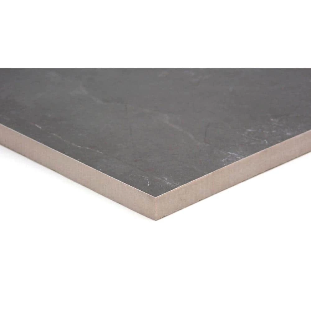 Sterlina Asphalt 23.62 in. x 23.62 in. Matte Marble Look Porcelain Floor and Wall Tile (15.5 sq. ft./Case) by EMSER TILE 5 Sterlina Asphalt 23.62 in. x 23.62 in. Matte Marble Look Porcelain Floor and Wall Tile (15.5 sq. ft./Case) by EMSER TILE - Image 3