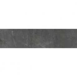 Sterlina Asphalt 2.76 in. x 11.81 in. Polished Porcelain Single Bullnose Tile by EMSER TILE