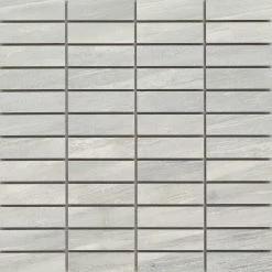 Technique Bianco 11.71 in. x 11.71 in. Squares Matte Porcelain Mosaic Tile (0.953 sq. ft./Each) by EMSER TILE