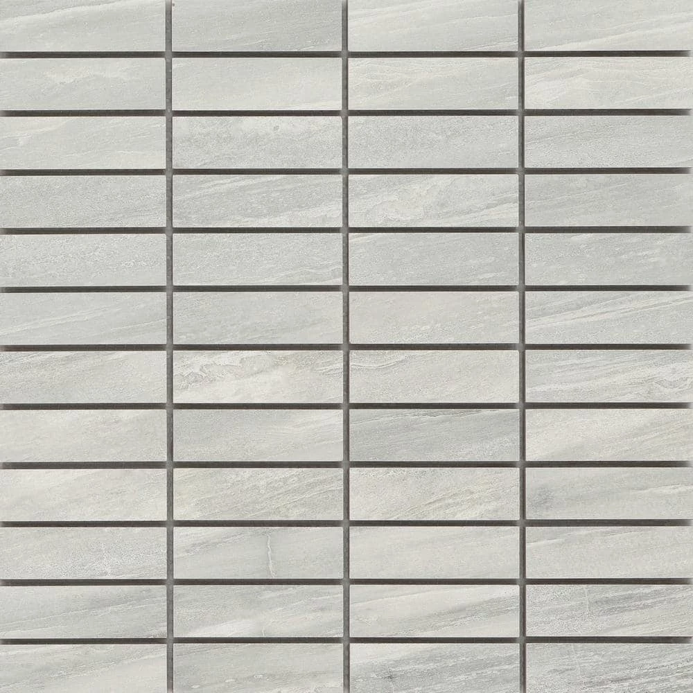 Technique Bianco 11.71 in. x 11.71 in. Squares Matte Porcelain Mosaic Tile (0.953 sq. ft./Each) by EMSER TILE 3 Technique Bianco 11.71 in. x 11.71 in. Squares Matte Porcelain Mosaic Tile (0.953 sq. ft./Each) by EMSER TILE