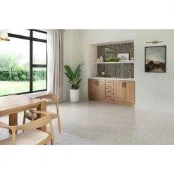 Terazio Bianco Polished 23.62 in. x 23.62 in. Porcelain Floor and Wall Tile (11.625 sq. ft. / Case) by EMSER TILE -EMSER TILE store bianco emser tile porcelain tile 1602433 44 1000