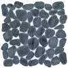 Cultura Black 12 in. x 12 in. x 9 mm Pebbles Mesh-Mounted Mosaic Tile (1 sq. ft.) by EMSER TILE 1 Cultura Black 12 in. x 12 in. x 9 mm Pebbles Mesh-Mounted Mosaic Tile (1 sq. ft.) by EMSER TILE -EMSER TILE store black emser tile mosaic tile 1289969 64 1000
