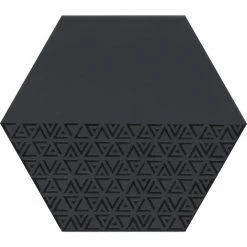 Rhythm Black 11.22 in. x 12.95 in. Matte Patterned Look Porcelain Wall Tile (10.752 sq. ft./Case) by EMSER TILE