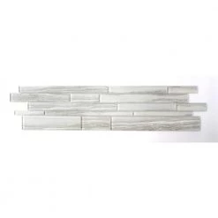 Zen Calm 5.91 in. x 23.54 in. x 6mm Glass Mesh-Mounted Mosaic Tile (0.97 sq. ft.) by EMSER TILE 12 Zen Calm 5.91 in. x 23.54 in. x 6mm Glass Mesh-Mounted Mosaic Tile (0.97 sq. ft.) by EMSER TILE -EMSER TILE store calm emser tile glass tile 1615795 1f 1000
