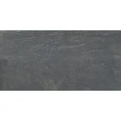 Brava Carbon 11.81 in. x 23.62 in. Matte Stone Look Porcelain Floor and Wall Tile (13.566 sq. ft./Case) by EMSER TILE
