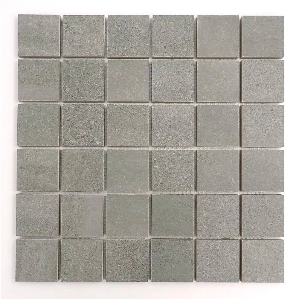 Porto II Charcoal 11.69 in. x 11.69 in. Squares Matte Porcelain Mosaic Tile (0.949 sq. ft./Each) by EMSER TILE 7 Porto II Charcoal 11.69 in. x 11.69 in. Squares Matte Porcelain Mosaic Tile (0.949 sq. ft./Each) by EMSER TILE - Image 5