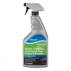 Aqua Mix 1 Qt. Marble, Travertine, Limestone and Slate Cleaner and Resealer by Custom Building Products