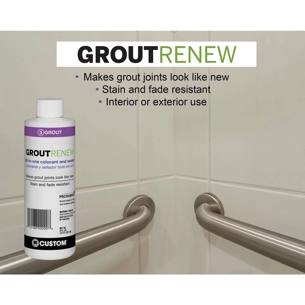 Polyblend #544 Rolling Fog 8 oz. Grout Renew Colorant by Custom Building Products 4 Polyblend #544 Rolling Fog 8 oz. Grout Renew Colorant by Custom Building Products - Image 2