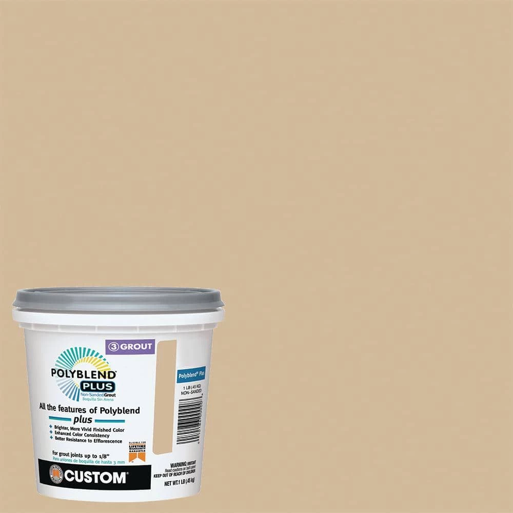 Polyblend Plus #122 Linen 1 lb. Non-Sanded Grout by Custom Building Products 3 Polyblend Plus #122 Linen 1 lb. Non-Sanded Grout by Custom Building Products
