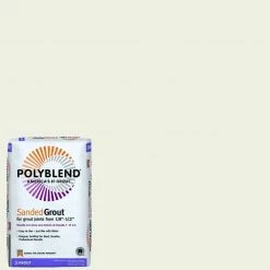 Polyblend #381 Bright White 25 lb. Sanded Grout by Custom Building Products