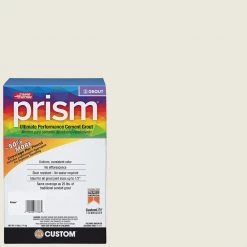 Prism #381 Bright White 17 lb. Grout by Custom Building Products