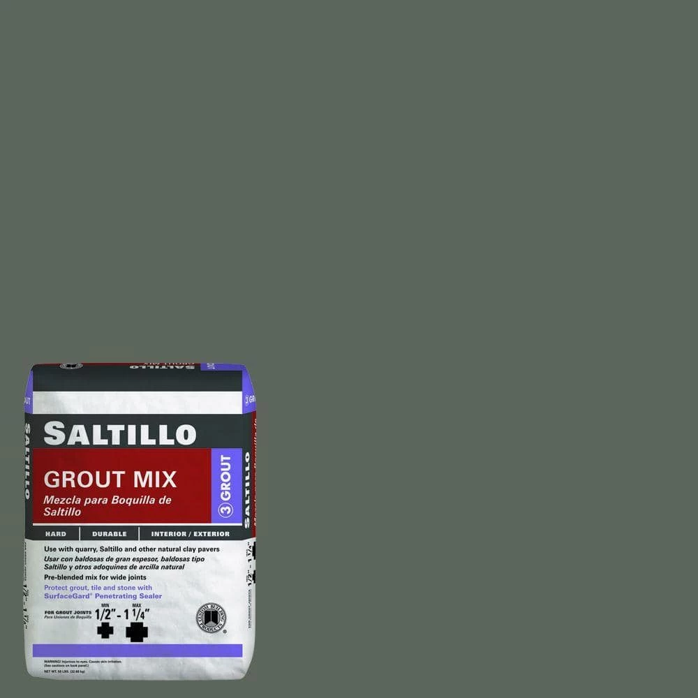 Saltillo #09 Natural Gray 50 lbs. Grout Mix by Custom Building Products 3 Saltillo #09 Natural Gray 50 lbs. Grout Mix by Custom Building Products