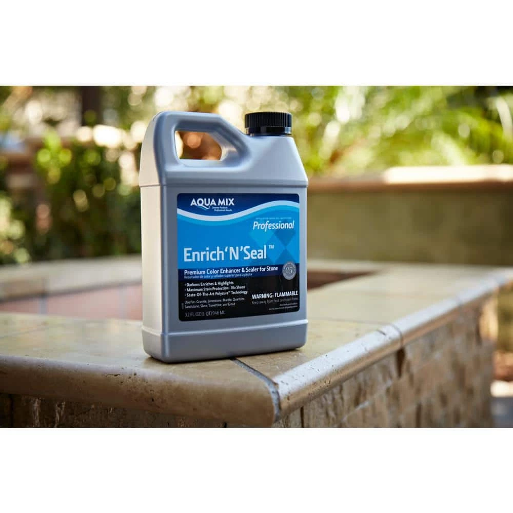 Aqua Mix Enrich 'N' Seal 24 oz. Penetrating Sealer by Custom Building Products 4 Aqua Mix Enrich 'N' Seal 24 oz. Penetrating Sealer by Custom Building Products - Image 2