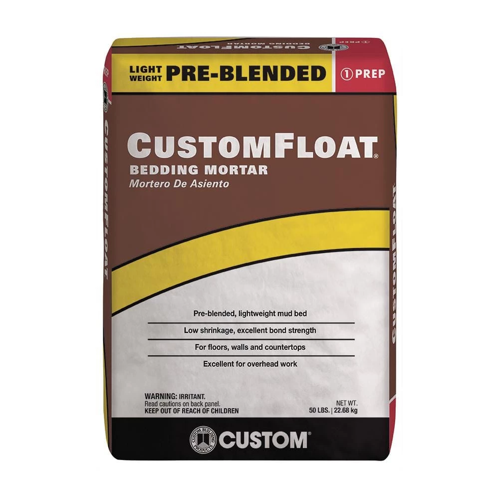 CustomFloat 50 lbs. Bedding Mortar by Custom Building Products 3 CustomFloat 50 lbs. Bedding Mortar by Custom Building Products