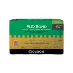 FlexBond 50 lb. Gray Fortified Thinset Mortar by Custom Building Products