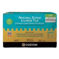 Natural Stone and Large Tile 50 lb. White Premium Mortar by Custom Building Products