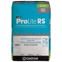 ProLite 30 lb. Gray Rapid Setting Tile and Stone Mortar by Custom Building Products