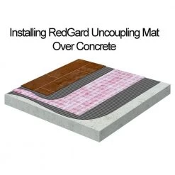 RedGard 54 sq. ft. 39.4 in. x 16.5 ft. Uncoupling Mat Membrane for Tile and Stone by Custom Building Products 14 RedGard 54 sq. ft. 39.4 in. x 16.5 ft. Uncoupling Mat Membrane for Tile and Stone by Custom Building Products -EMSER TILE store custom building products underlayment rgm254 c3 1000