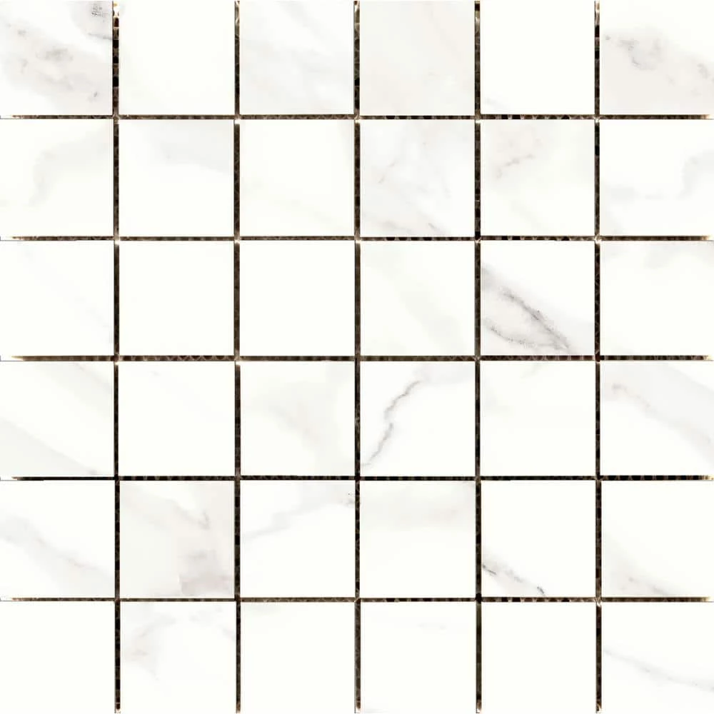 Contessa Dama Matte 12.6 in. x 12.6 in. x 8.3mm Porcelain Mesh-Mounted Mosaic Tile (1.1 sq. ft.) by EMSER TILE 3 Contessa Dama Matte 12.6 in. x 12.6 in. x 8.3mm Porcelain Mesh-Mounted Mosaic Tile (1.1 sq. ft.) by EMSER TILE