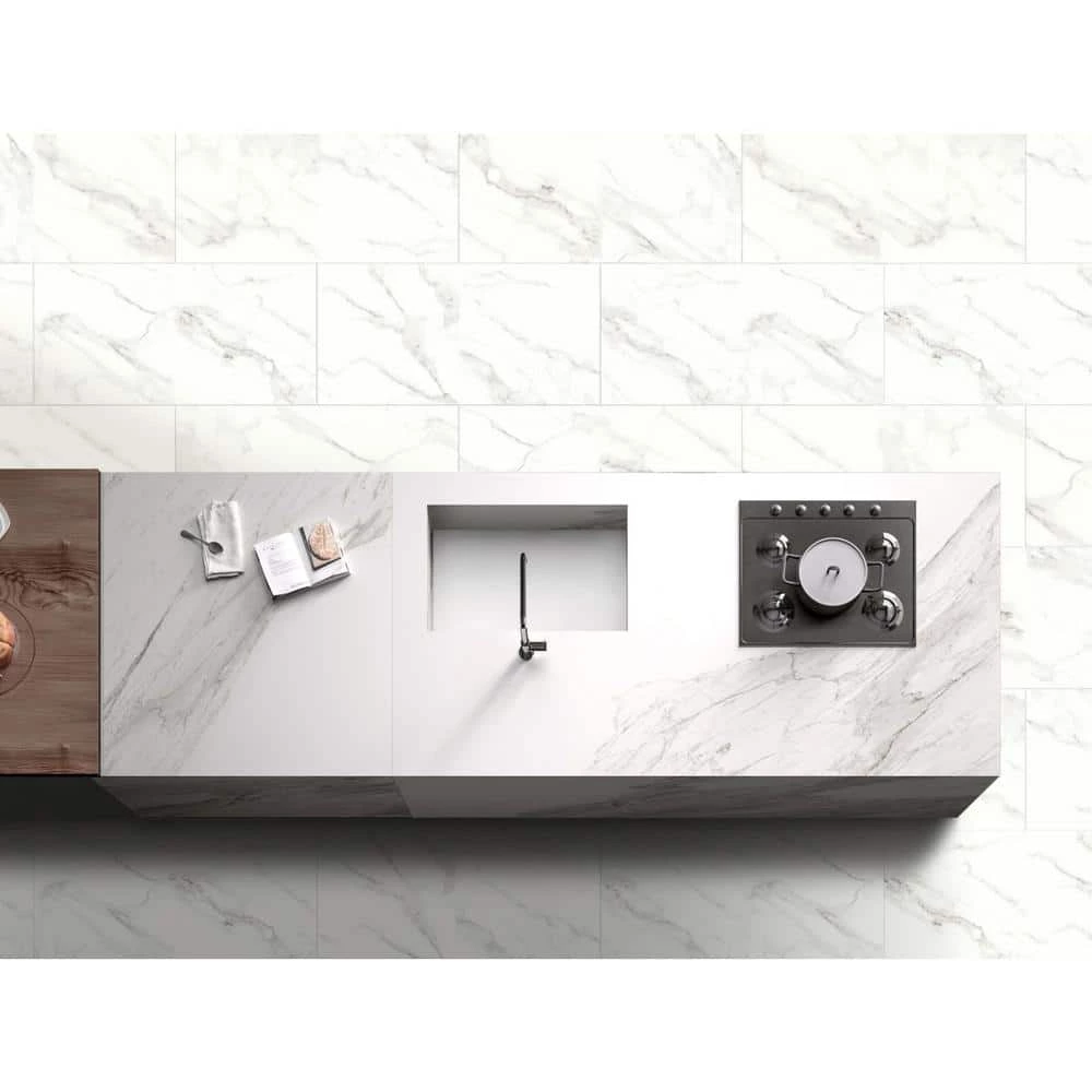 Contessa Dama Matte 11.81 in. x 23.62 in. Porcelain Floor and Wall Tile (15.504 sq. ft./Case) by EMSER TILE 4 Contessa Dama Matte 11.81 in. x 23.62 in. Porcelain Floor and Wall Tile (15.504 sq. ft./Case) by EMSER TILE - Image 2