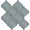 Morocco Dove 10.24 in. x 10.63 in. Glossy Ceramic Mosaic Tile- (0.76 sq. ft./Piece) by EMSER TILE