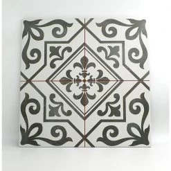 Nostalgia Epic 17.72 in. x 17.72 in. Matte Patterned Look Ceramic Floor & Wall Tile (10.9 sq. ft./Case) by EMSER TILE -EMSER TILE store epic emser tile ceramic tile 1908109 1f 1000