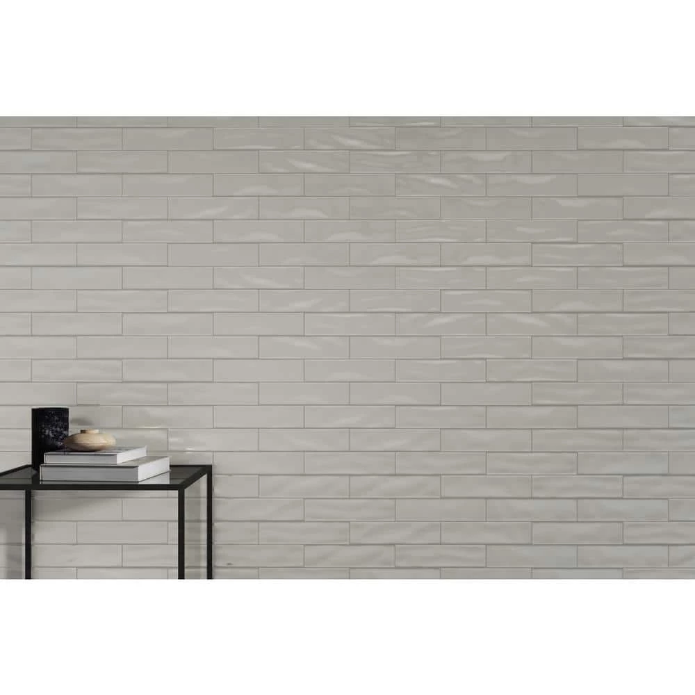 Craft II Fawn 2.83 in. x 11.69 in. Glossy Subway Ceramic Wall Tile (9.328 sq. ft./Case) by EMSER TILE 4 Craft II Fawn 2.83 in. x 11.69 in. Glossy Subway Ceramic Wall Tile (9.328 sq. ft./Case) by EMSER TILE - Image 2
