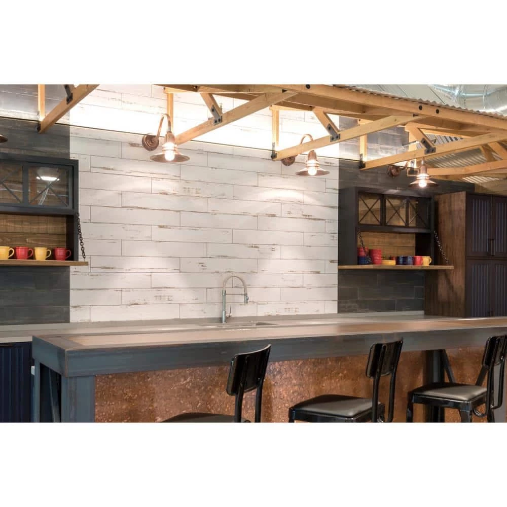 Barn Field Matte 5.91 in. x 35.43 in. Porcelain Floor and Wall Tile (13.077 sq. ft. / case) by EMSER TILE 4 Barn Field Matte 5.91 in. x 35.43 in. Porcelain Floor and Wall Tile (13.077 sq. ft. / case) by EMSER TILE - Image 2