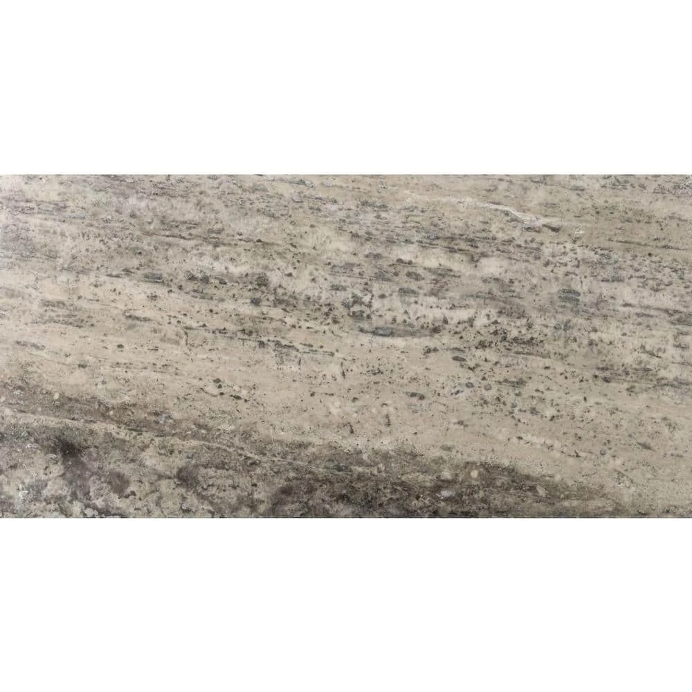 Travertine Silver Veincut Filled and Honed 12 in. x 24 in. Travertine Floor and Wall Tile by EMSER TILE 3 Travertine Silver Veincut Filled and Honed 12 in. x 24 in. Travertine Floor and Wall Tile by EMSER TILE