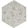 Bauhaus Floral 9.06 in. x 10.47 in. Matte Patterned Look Porcelain Floor and Wall Tile (5.39 sq. ft./Case) by EMSER TILE -EMSER TILE store floral emser tile porcelain tile 1944118 64 1000