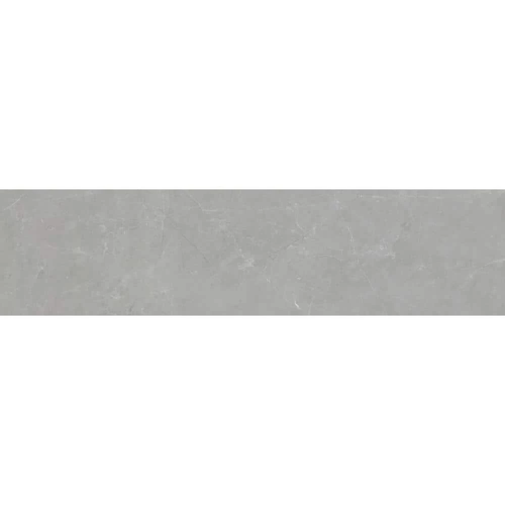 Sterlina Gray 2.76 in. x 11.81 in. Matte Porcelain Single Bullnose Tile by EMSER TILE 3 Sterlina Gray 2.76 in. x 11.81 in. Matte Porcelain Single Bullnose Tile by EMSER TILE