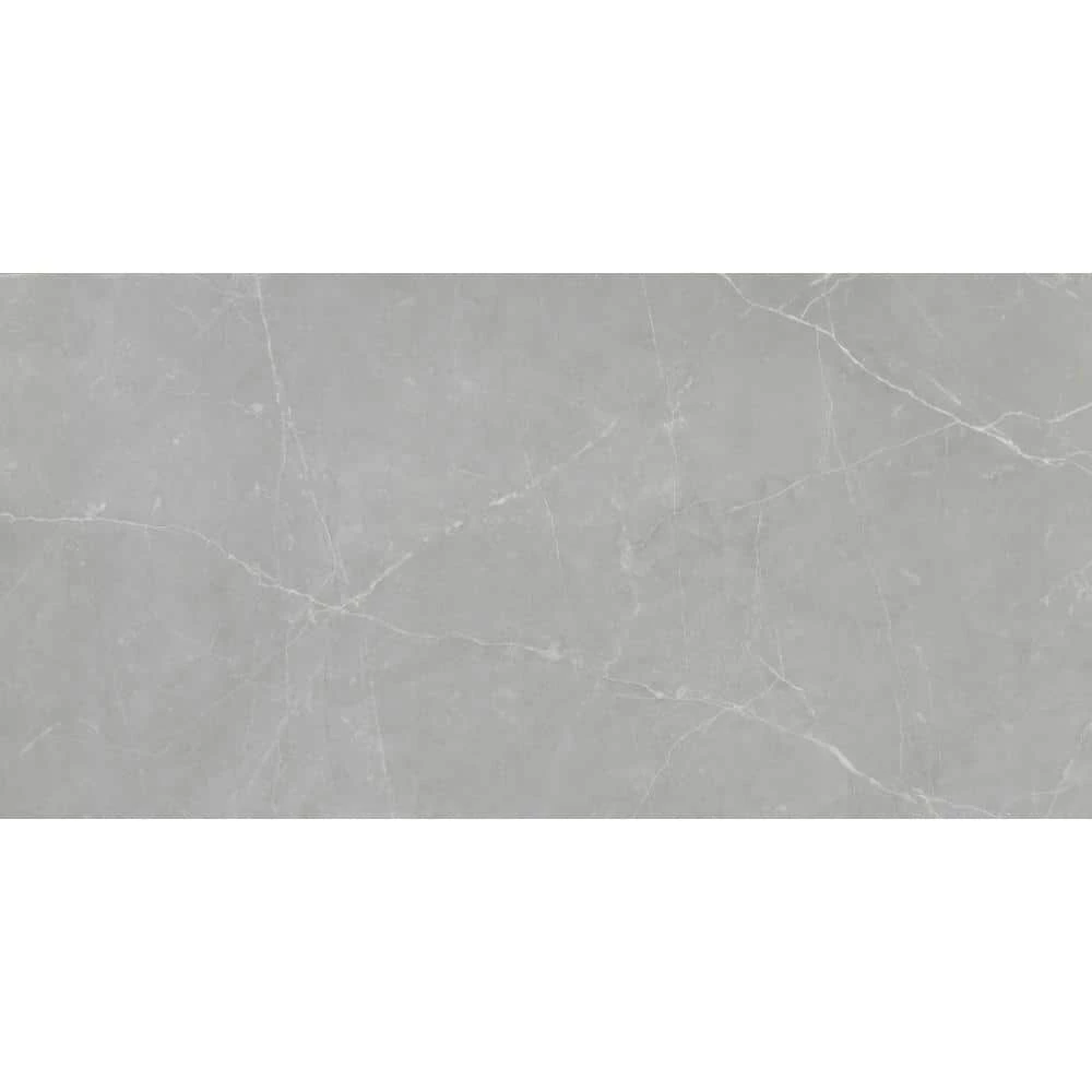 Sterlina Gray 11.81 in. x 23.62 in. Matte Marble Look Porcelain Floor and Wall Tile (15.504 sq. ft./Case) by EMSER TILE 3 Sterlina Gray 11.81 in. x 23.62 in. Matte Marble Look Porcelain Floor and Wall Tile (15.504 sq. ft./Case) by EMSER TILE