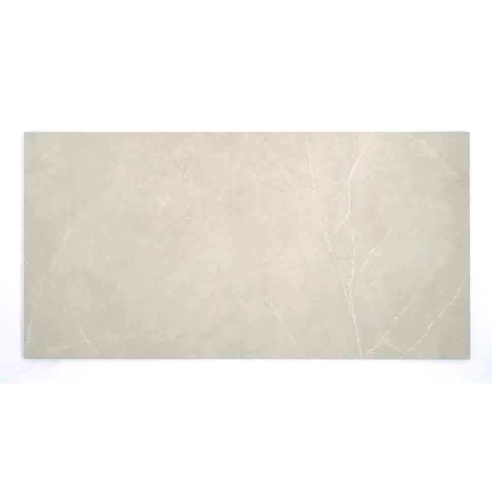 Sterlina Ivory 23.62 in. x 23.62 in. Polished Marble Look Porcelain Floor and Wall Tile (15.5 sq. ft./Case) by EMSER TILE 7 Sterlina Ivory 23.62 in. x 23.62 in. Polished Marble Look Porcelain Floor and Wall Tile (15.5 sq. ft./Case) by EMSER TILE - Image 5