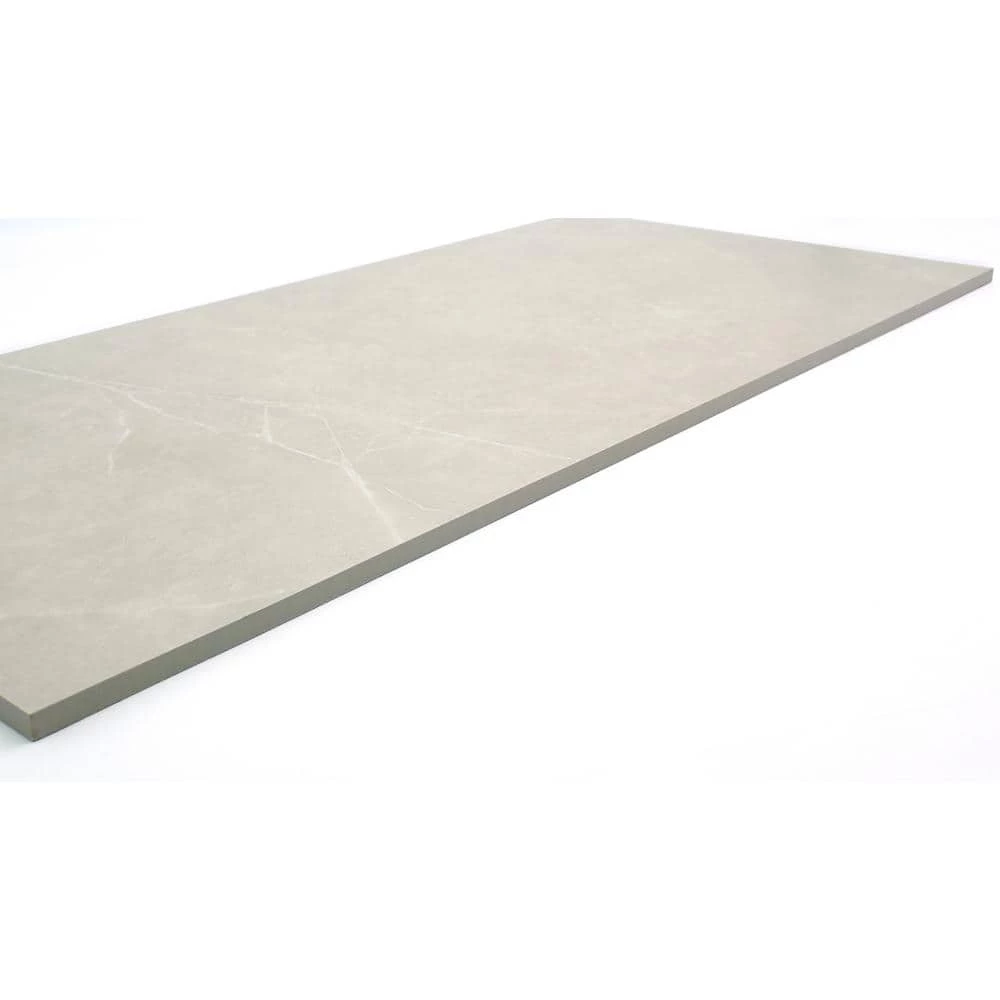 Sterlina Ivory 23.62 in. x 23.62 in. Polished Marble Look Porcelain Floor and Wall Tile (15.5 sq. ft./Case) by EMSER TILE 6 Sterlina Ivory 23.62 in. x 23.62 in. Polished Marble Look Porcelain Floor and Wall Tile (15.5 sq. ft./Case) by EMSER TILE - Image 4