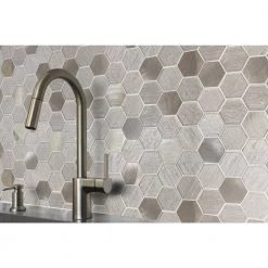 Glitz Joy 11.81 in. x 11.97 in. Honeycomb Glossy Glass Mosaic Tile (0.982 sq. ft./Each) by EMSER TILE 17 Glitz Joy 11.81 in. x 11.97 in. Honeycomb Glossy Glass Mosaic Tile (0.982 sq. ft./Each) by EMSER TILE -EMSER TILE store joy emser tile glass tile 1554275 31 1000