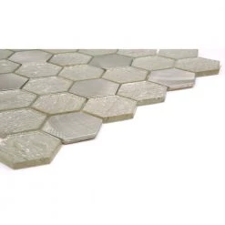 Glitz Joy 11.81 in. x 11.97 in. Honeycomb Glossy Glass Mosaic Tile (0.982 sq. ft./Each) by EMSER TILE 13 Glitz Joy 11.81 in. x 11.97 in. Honeycomb Glossy Glass Mosaic Tile (0.982 sq. ft./Each) by EMSER TILE -EMSER TILE store joy emser tile glass tile 1554275 4f 1000