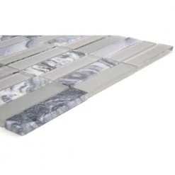 Illumina Luster Glossy 11.73 in. x 11.73 in. x 8mm Glass Mesh-Mounted Mosaic Tile (0.96 sq. ft.) by EMSER TILE -EMSER TILE store luster emser tile glass tile 1267559 4f 1000