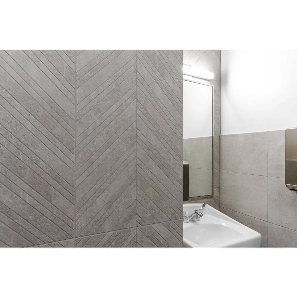 Uptown Manhattan Matte 11.81 in. x 23.62 in. Porcelain Floor and Wall Tile (11.628 sq. ft. / case) by EMSER TILE 5 Uptown Manhattan Matte 11.81 in. x 23.62 in. Porcelain Floor and Wall Tile (11.628 sq. ft. / case) by EMSER TILE - Image 3
