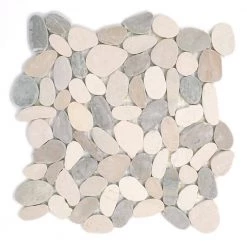 Flat Venetian Medici 12 in. x 12 in. x 9.65 mm Pebble Blend Mesh-Mounted Mosaic Tile (1 sq. ft / piece) by EMSER TILE 12 Flat Venetian Medici 12 in. x 12 in. x 9.65 mm Pebble Blend Mesh-Mounted Mosaic Tile (1 sq. ft / piece) by EMSER TILE -EMSER TILE store medici emser tile ceramic tile 1145543 1f 1000