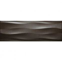 Artwork Metal Wave 11.81 in. x 35.43 in. Ceramic Wall Tile (11.6252 sq. ft. / case) by EMSER TILE