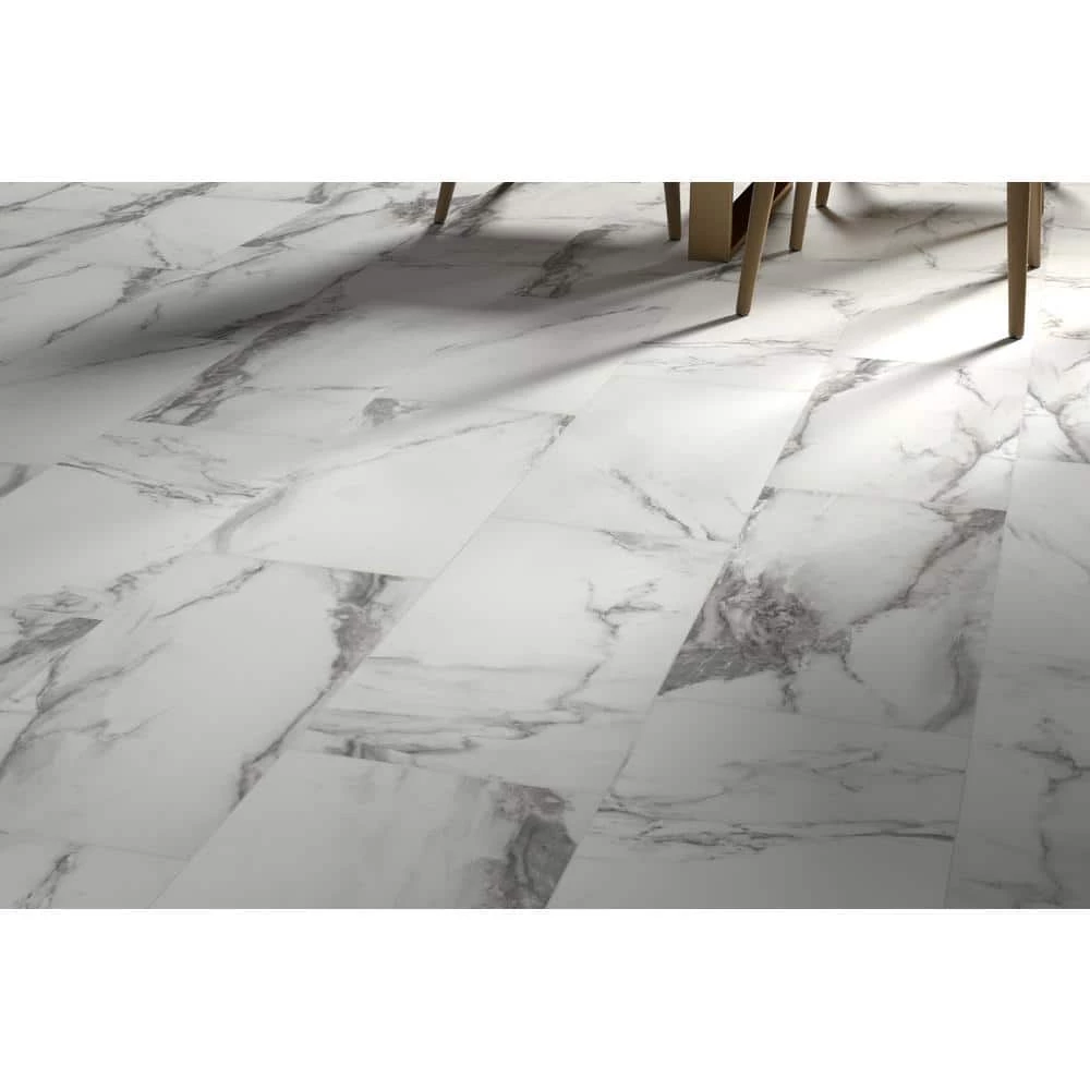 Sculpture Oro 12.09 in. x 24.21 in. Matte Porcelain Marble Look Floor and Wall Tile (10.16 sq. ft./Case) by EMSER TILE 4 Sculpture Oro 12.09 in. x 24.21 in. Matte Porcelain Marble Look Floor and Wall Tile (10.16 sq. ft./Case) by EMSER TILE - Image 2