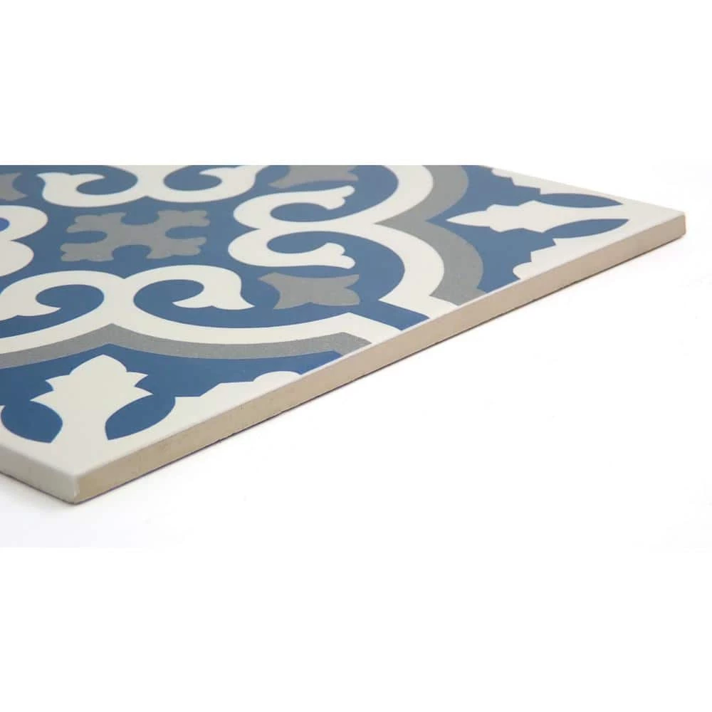 Design Outline 9.09 in. x 9.09 in. Porcelain Floor and Wall Tile (10.332 sq. ft./Case) by EMSER TILE 6 Design Outline 9.09 in. x 9.09 in. Porcelain Floor and Wall Tile (10.332 sq. ft./Case) by EMSER TILE - Image 4