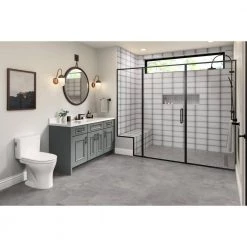 Ombre Silver 5.98 in. x 12.01 in. Glossy Subway Ceramic Wall Tile (8.0 sq. ft./Case) by EMSER TILE -EMSER TILE store silver emser tile ceramic tile 1537803 fa 1000