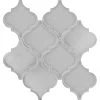 Morocco Silver 10.24 in. x 10.63 in. Glossy Ceramic Mosaic Tile-(0.76 sq. ft./Piece) by EMSER TILE