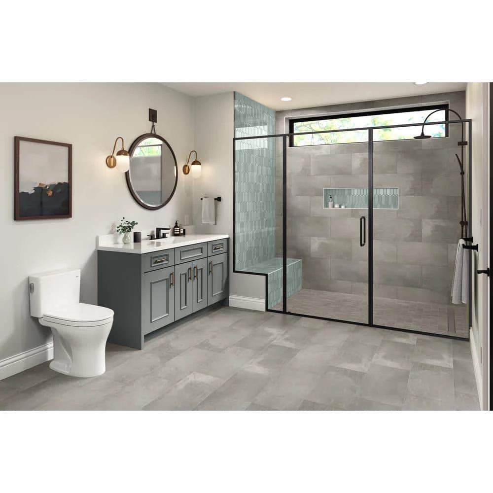 Picket Silver Glossy 9.53 in. x 10.94 in. x 0.8mm Glass Mesh-Mounted Mosaic Tile (0.71 sq. ft.) by EMSER TILE 8 Picket Silver Glossy 9.53 in. x 10.94 in. x 0.8mm Glass Mesh-Mounted Mosaic Tile (0.71 sq. ft.) by EMSER TILE - Image 6