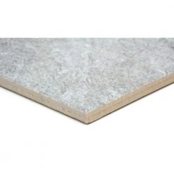 Brava Silver 11.81 in. x 23.62 in. Matte Stone Look Porcelain Floor and Wall Tile (13.566 sq. ft./Case) by EMSER TILE -EMSER TILE store silver emser tile porcelain tile 1849858 c3 1000