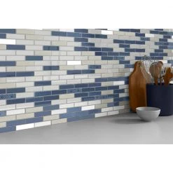 Volare Stella 11.73 in. x 11.73 in. x 7mm Glass Mesh-Mounted Mosaic Tile (0.96 sq. ft.) by EMSER TILE -EMSER TILE store stella emser tile glass tile 1664714 31 1000